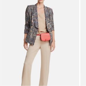 Aqua Tweed Metallic Blazer Size S.